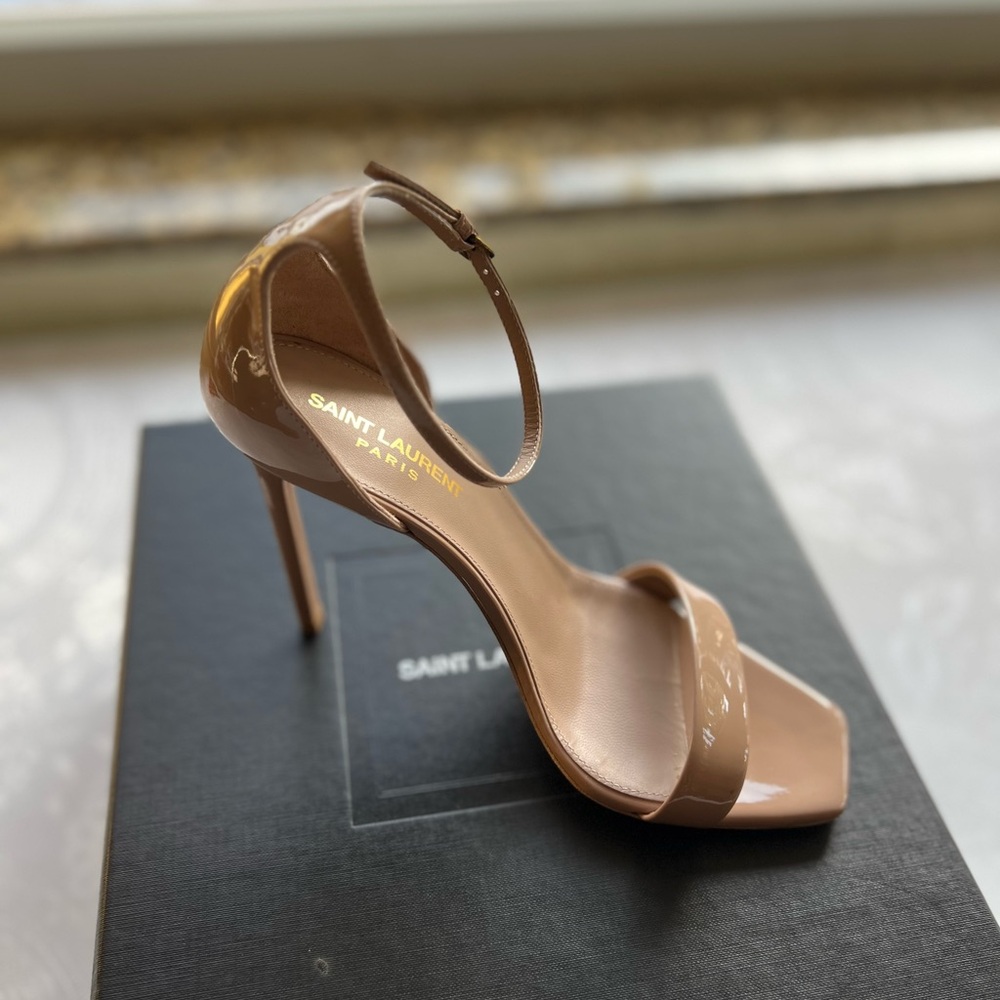 Saint Laurent Beige Women's Heels - Picture 11 of 16